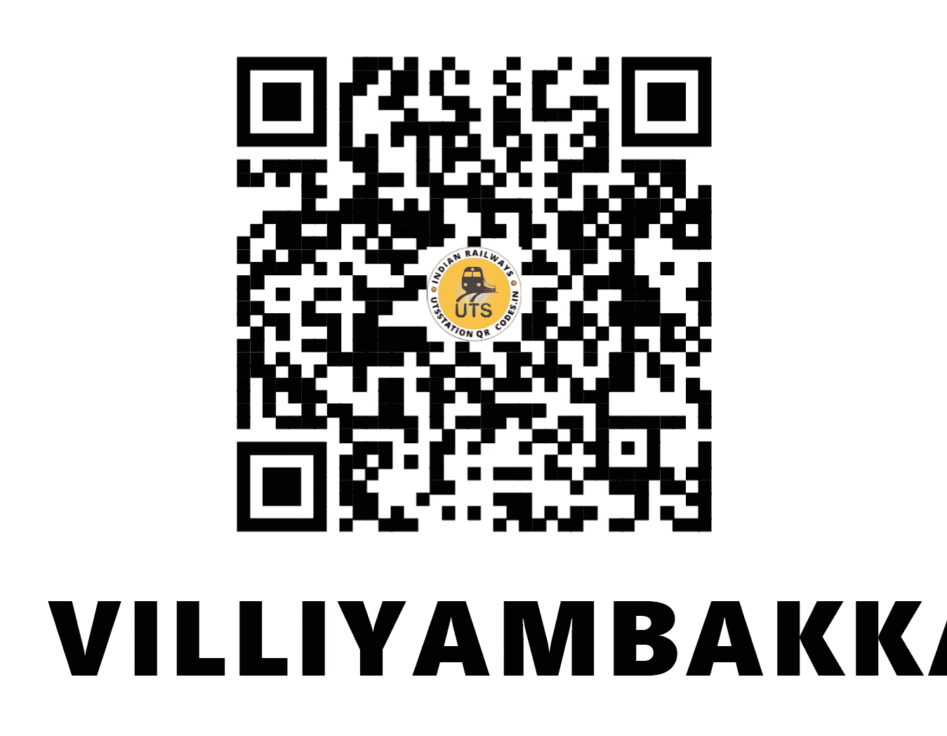 UTS QR Code for VILLIYAMBAKKAM - VB - SR (TAMIL NADU)